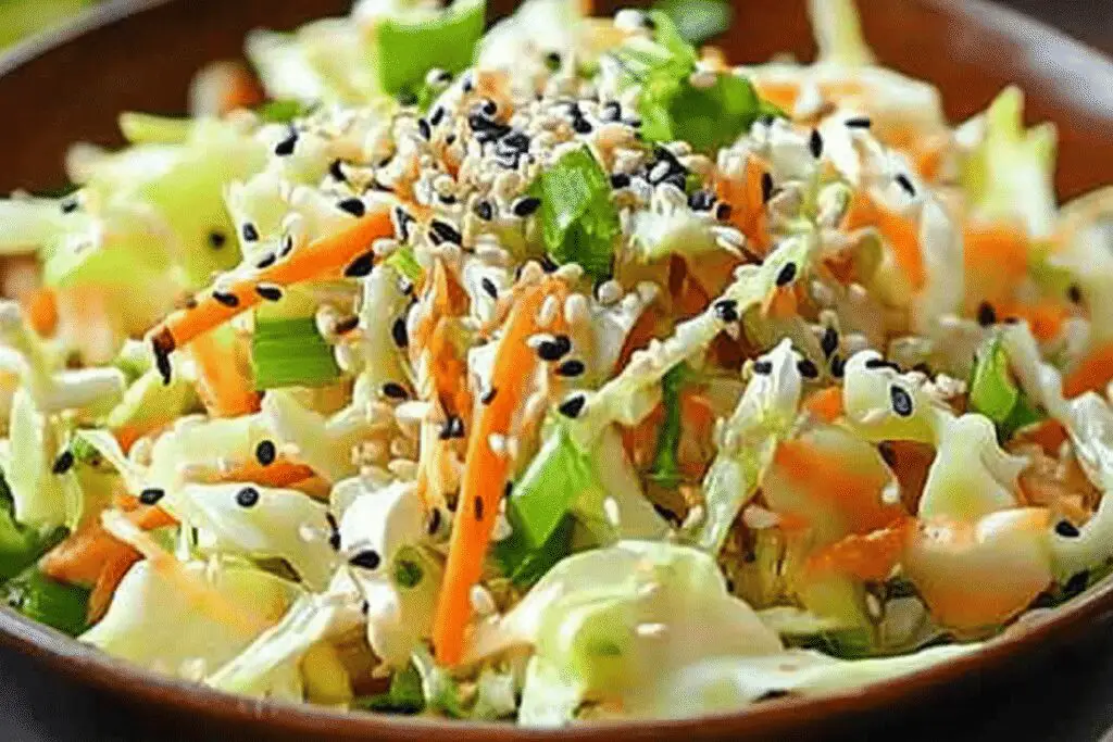 Salade croquante au chou chinois