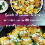 Salade de pommes de terre écrasées