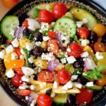 Salade grecque épicée pois chiches