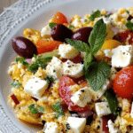 Salade méditerranéenne boulgour feta