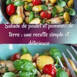 Salade poulet pommes de terre