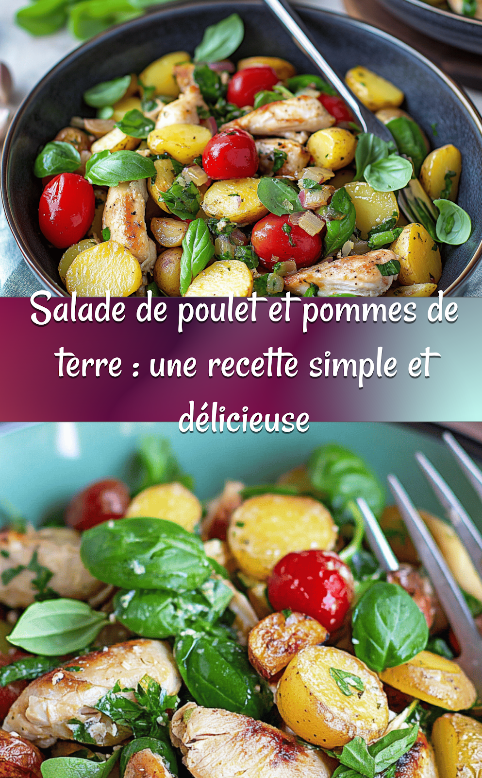 Salade poulet pommes de terre
