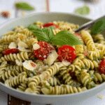 Salade de pâtes au basilic