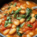 ragoût aux haricot blanc et tomate